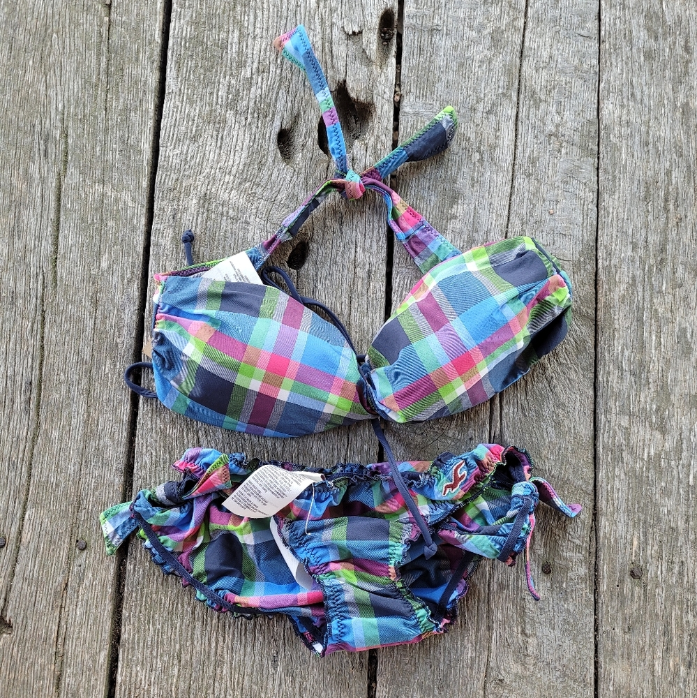 Hollister Gingham Swim Suit